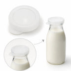 Thumbnail image #3 for American Metalcraft CAP8 Clear Plastic Milk Bottle Cap, 2-Inch Diameter x 3/8-Inch High, for GMB8 Case of 48