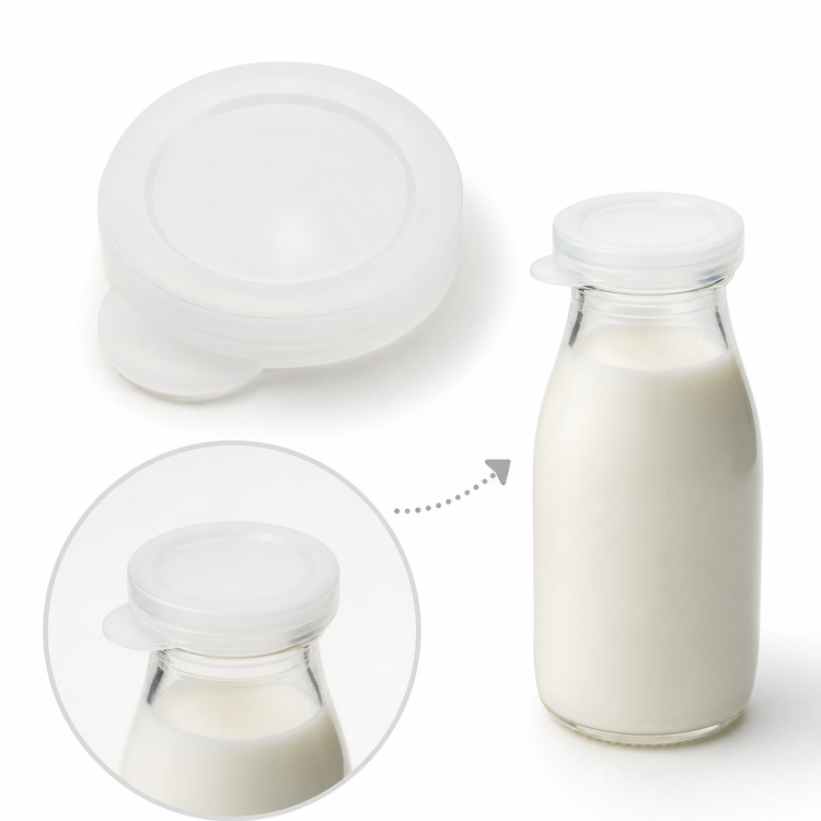 Product image #3 for American Metalcraft 2-Inch Clear Plastic Milk Bottle Cap for GMB8