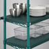 Thumbnail image #3 for QuadPlus 60 Inch x 18 Inch Solid Polymer Shelf Mat, Green