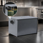 Thumbnail image #3 for Dormont Manufacturing Watts Grease Interceptors WD-50 PDI-Certified Grease Interceptor, 50 GPM, 100 lb Capacity, 4-Inch No-Hub Connections