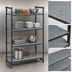 Thumbnail image #3 for Cambro Camshelving Basics Plus Stationary 4-Tier Solid Polymer Shelving Starter Unit, 18
