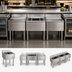 Thumbnail image #3 for Eagle Group 1800 Series Modular Underbar Cocktail Unit Bar Ice Bin, 24W x 20D x 33-1/2H, 63 lb Capacity
