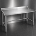 Thumbnail image #3 for Spec-Master Marine Series Stainless Steel Work Table, 72 x 36 Inches, 4-1/2-Inch Backsplash