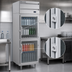 Thumbnail image #3 for Beverage Air P Series 1-Section Reach-In Freezer with 2 Lockable Half Glass Doors, 21.01 Cu. Ft.