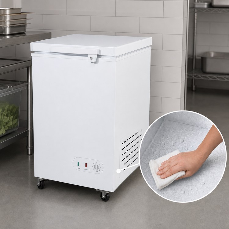 Product image #3 for Maxx Cold Select Series 3.4 Cu. Ft. Chest Freezer with Solid Hinged Locking Lid
