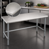 Thumbnail image #3 for Eagle Spec-Master 60-Inch x 24-Inch 14-Gauge Stainless Steel Flat Top Work Table with Galvanized Tubular Base