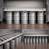 Thumbnail image #3 for New Age 93-Inch Aluminum Keg Shelf with T-Bar Shelves, 5 Half-Barrel Keg Capacity