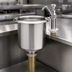 Thumbnail image #3 for T&S Brass Drop-In Dipperwell Faucet and Bowl Assembly with Stainless Steel Bowl and Drain