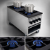 Thumbnail image #3 for BakeMax Double Burner Gas Stock Pot Range with 3-Ring Burners and Stainless Steel Exterior