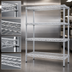 Thumbnail image #3 for EAGLEbrite Stationary 4-Tier Wire Shelving Starter Unit, 60 x 24 x 74 Inches, Zinc Finish