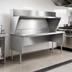Thumbnail image #3 for La Rosa Open Front Modular Equipment Enclosure Stand, 42 x 26 Inches, 304 Stainless Steel