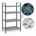 Thumbnail image #3 for Cambro Camshelving Elements XTRA 4-Tier Stationary Starter Unit, 21 x 54 x 72 Inches, Vented, Speckled Gray
