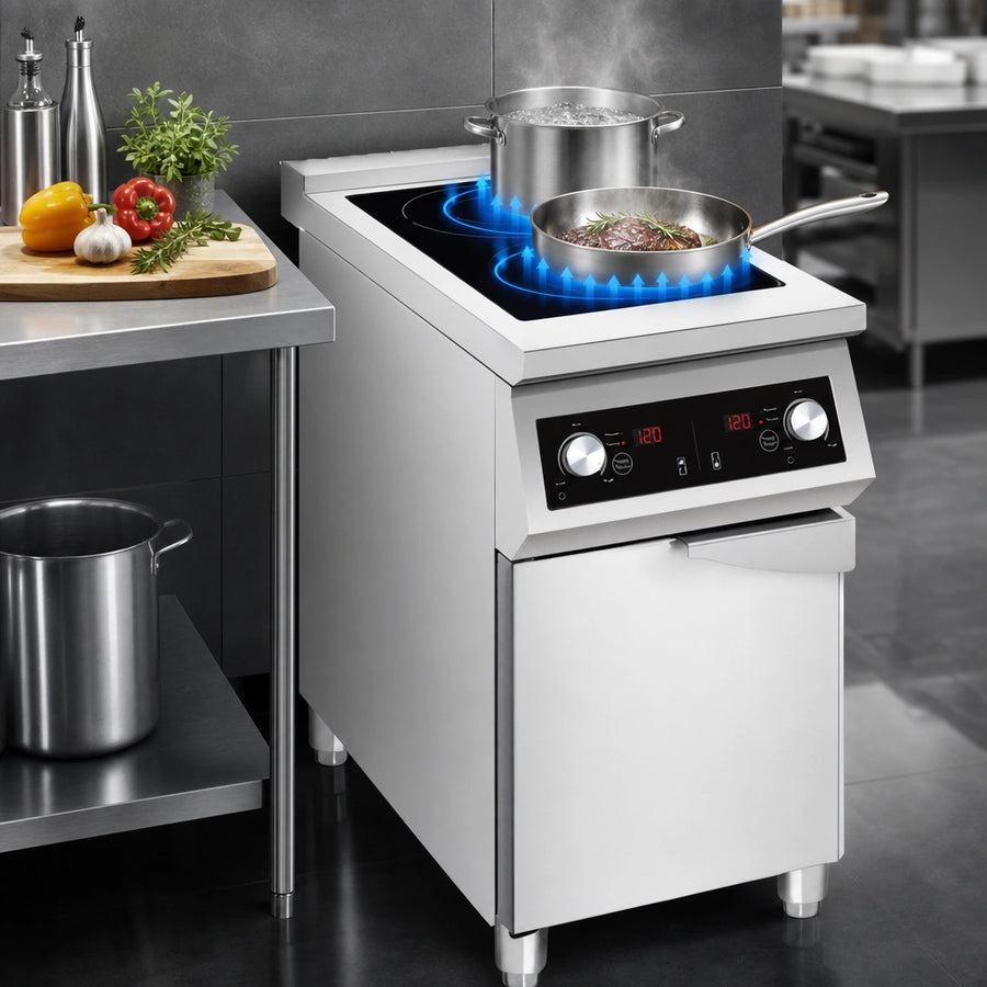 Dual 3,500W Cooking Zones