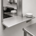 Thumbnail image #3 for Eagle Group 48 Inch W x 24 Inch D Pass-Thru Shelf for 12 Inch Max Wall Thickness, 304 Stainless Steel