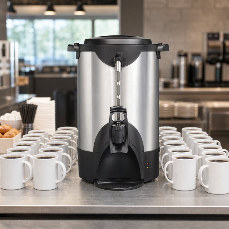 Product image #3 for Hamilton Beach Commercial 40-Cup Double-Wall Insulated Stainless Steel Coffee Urn