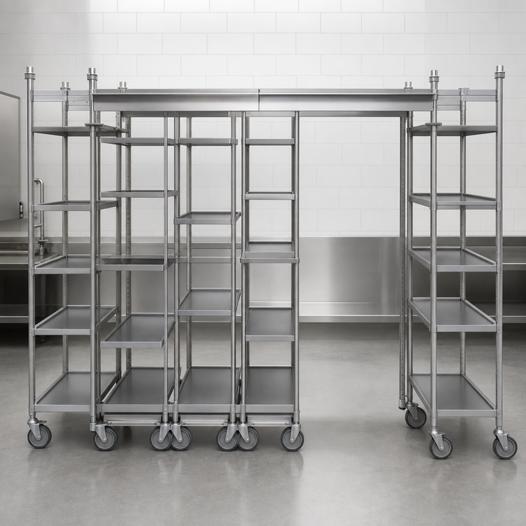 Product image #3 for Metro TOP-TRACK Seismic Top-Track 48-Inch Strut Kit for Track Shelving