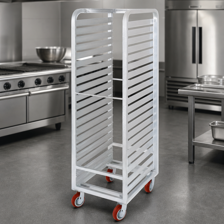 Product image #3 for Lifetime Tough Extra Heavy-Duty Front-Load Aluminum Channel Slide Bun Pan Rack