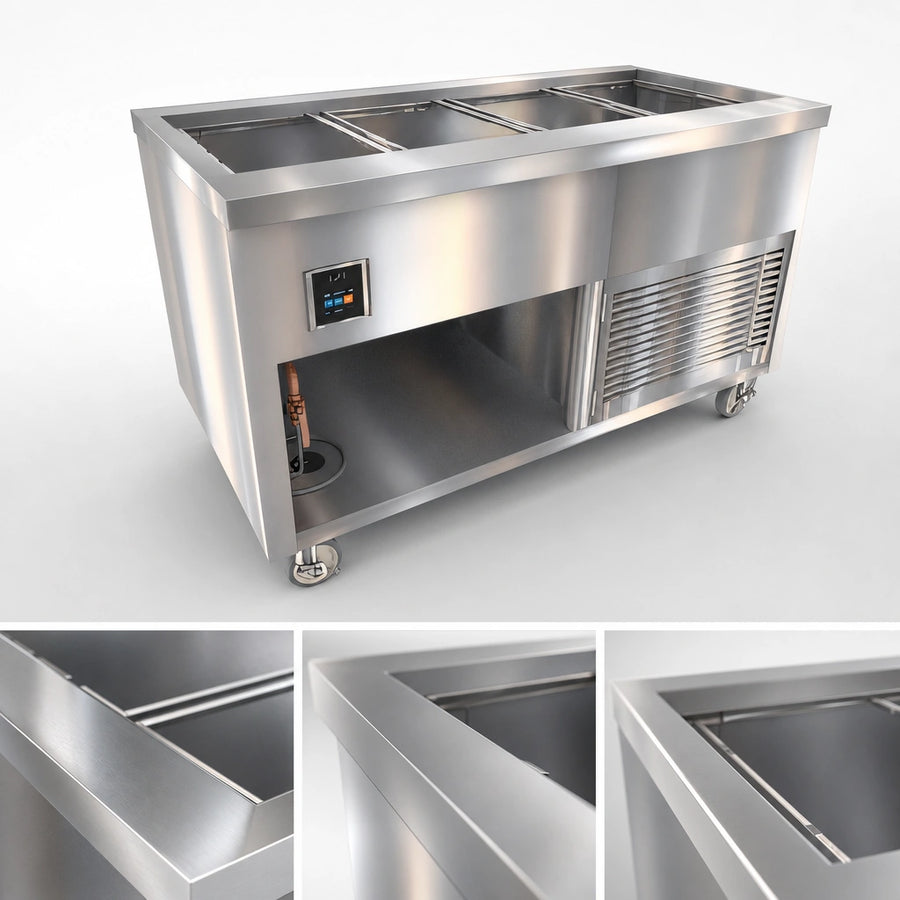 Heavy-Duty Stainless Steel Top