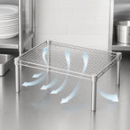 Thumbnail image #3 for Metro Super Erecta P2424BR Open-Wire Dunnage Rack Platform, 24 x 24 Inches, 14-1/2 Inches High, Zinc, 250-lb. Capacity