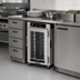 Thumbnail image #4 for Metro HotBlox Narrow 8-Pan Single-Section Undercounter Insulated Holding Cabinet with Clear Door and Touchscreen Controls