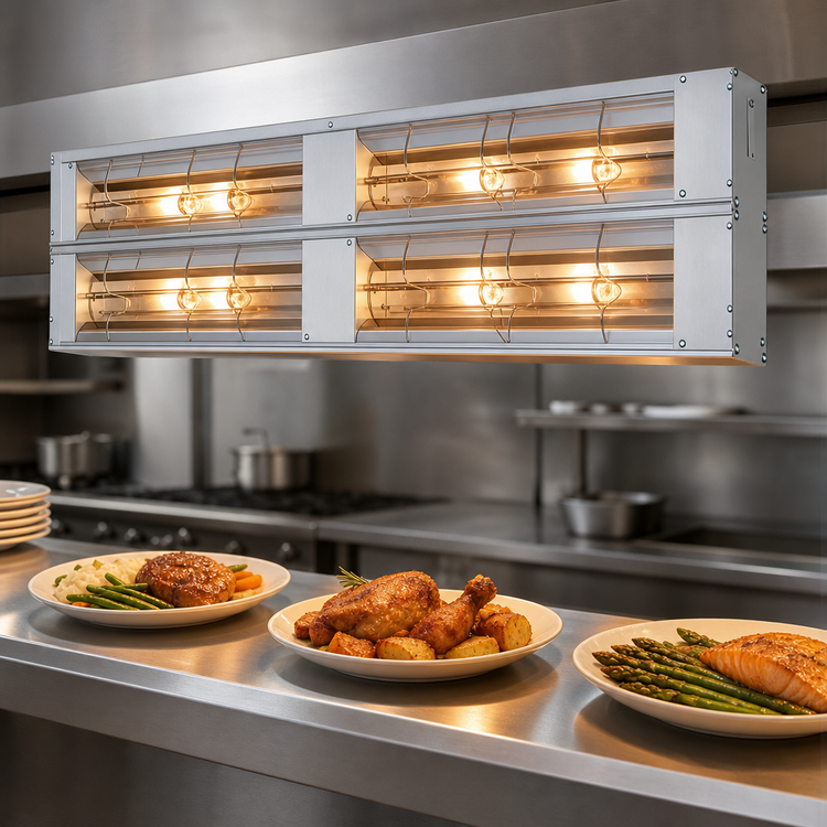 Product image #3 for Hatco Glo-Ray 42-Inch Lighted Single Infrared Strip Heater