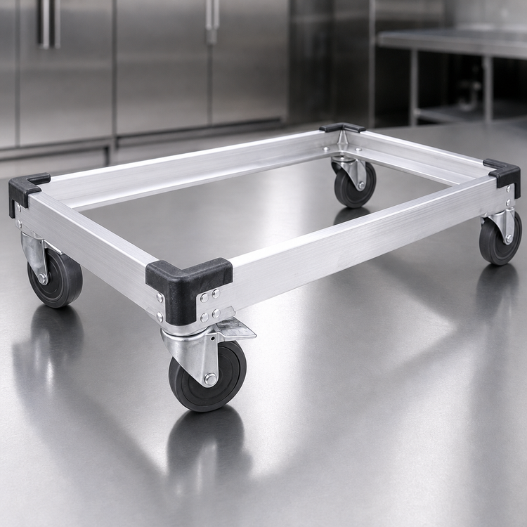 Product image #3 for Metro 48 x 24 Inch Aluminum Truck Dolly Frame with Corner Bumpers