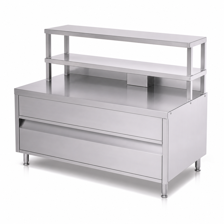 Product image #3 for Randell Modular Chef Service Counter Right Section, 52-1/2 Inch, No Breaker Panel