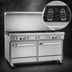 Thumbnail image #3 for Southbend Ultimate 60-Inch Gas Restaurant Range with 4 Open Burners, 36-Inch Griddle and 2 Convection Ovens