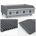Thumbnail image #2 for Globe 48-Inch Gas Countertop Charbroiler, Cast Iron Radiant, 160,000 BTU