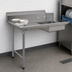 Thumbnail image #3 for BlendPort® 48-Inch Straight Soiled Dish Table with Left-to-Right Operation, 16/300 Stainless Steel Top and 20