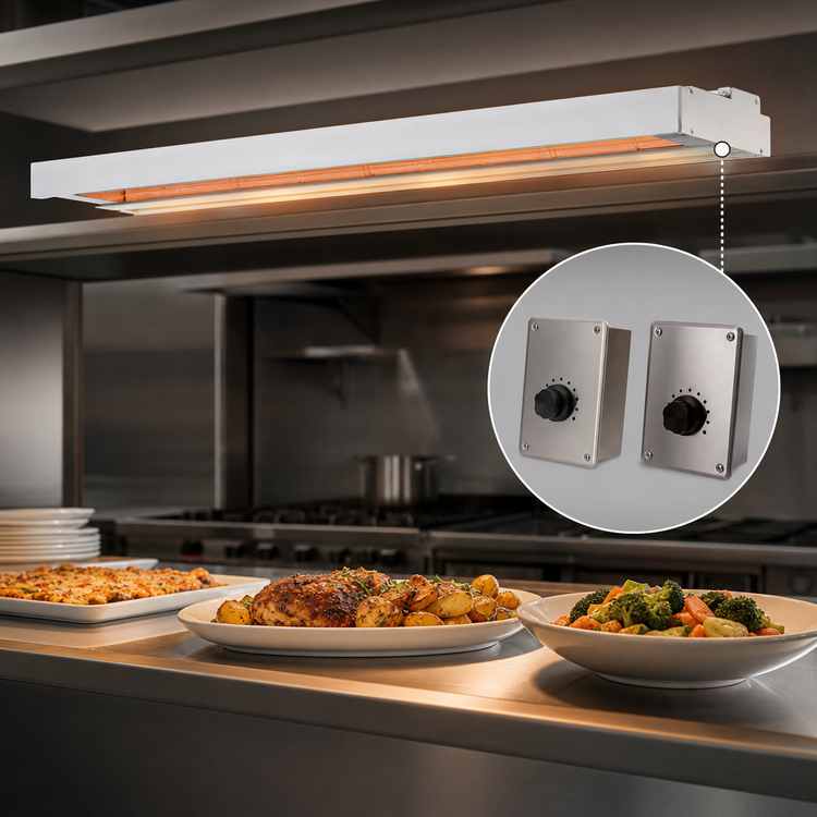Product image #3 for Nemco 6155-72 Single Remote-Controlled Infrared Strip Heater, 72 Inch, 120V