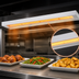 Thumbnail image #3 for Nemco 60-Inch Single Lighted Infrared Strip Heat Lamp, 240V