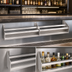 Thumbnail image #3 for Glastender 59-Inch Double Stainless Steel Speed Rail with Open Step-and-Rail Design