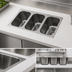 Thumbnail image #3 for Eagle Group Self-Rimming Three-Compartment Drop-In Sink with No Deck, 18 x 24 x 13-1/2 Inch Bowls, Top or Bottom Mount