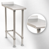 Thumbnail image #3 for Eagle Deluxe Series 18-Inch Wide x 36-Inch Deep Stainless Steel Filler Table with Rear Upturn