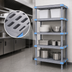 Thumbnail image #3 for Quantum Millenia 4-Shelf Stationary Polymer Starter Shelving Unit, 30
