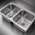 Thumbnail image #3 for Advance Tabco Smart Series 33-1/2 x 21-Inch 2-Compartment Self-Rimming Stainless Steel Drop-In Sink with 14 x 16 x 10-Inch Bowls