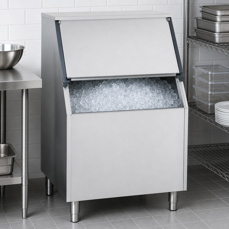 Product image #3 for 22-Inch Slope-Front Ice Storage Bin, 400 lb Capacity