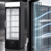 Thumbnail image #4 for Beverage Air MarketMax One-Section Reach-In Glass Door Freezer Merchandiser