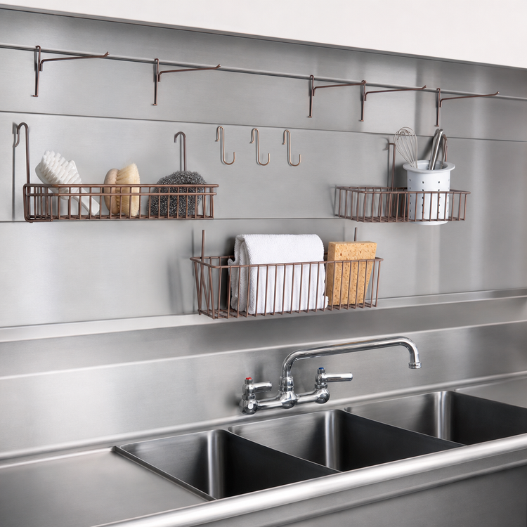 Product image #3 for Metro SmartWall Sink Accessory Kit #1, Metroseal Gray Finish