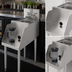 Thumbnail image #4 for Perlick TSF Series 12-Inch x 24-Inch Freestanding Underbar Blender Station with Sink and 6-Inch Backsplash