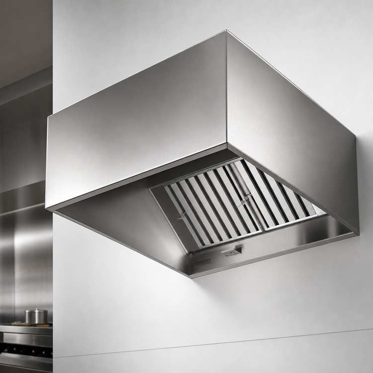 Product image #3 for SpecAir HES96-114 114-Inch Wall Type Exhaust-Only Commercial Kitchen Hood