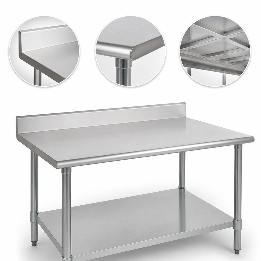 16-Gauge 300-Series Stainless Steel Top