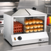 Thumbnail image #3 for Omcan 43215 Countertop Side-by-Side Hot Dog Steamer/Bun Warmer, 200 Hot Dogs and 60 Buns