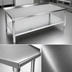 Thumbnail image #3 for John Boos GS6-3024SSK-X Stainless Steel Equipment Stand, 24 x 30 x 24 Inches, with 1-1/2 Inch Up-Turn