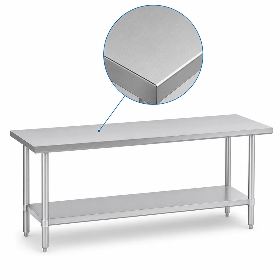 14-Gauge Stainless Steel Top