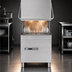Thumbnail image #3 for Trento Kromo Heavy Duty Upright Door-Type Dishwasher, High-Temp With Booster, 30 Racks/Hour, 28-3/8 Inch Wide