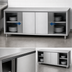 Thumbnail image #3 for Eagle Spec-Master 120-Inch x 18-Inch Stainless Steel Plate Cabinet with Sliding Doors