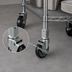 Thumbnail image #3 for Krowne Royal Series 5-Inch Locking Shelving Casters for 1-1/4-Inch Square Posts, Set of 4