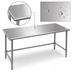 Thumbnail image #3 for Eagle Spec-Master 60 Inch x 36 Inch Flat Top Work Table with 304 Stainless Steel Top and Galvanized Tubular Base
